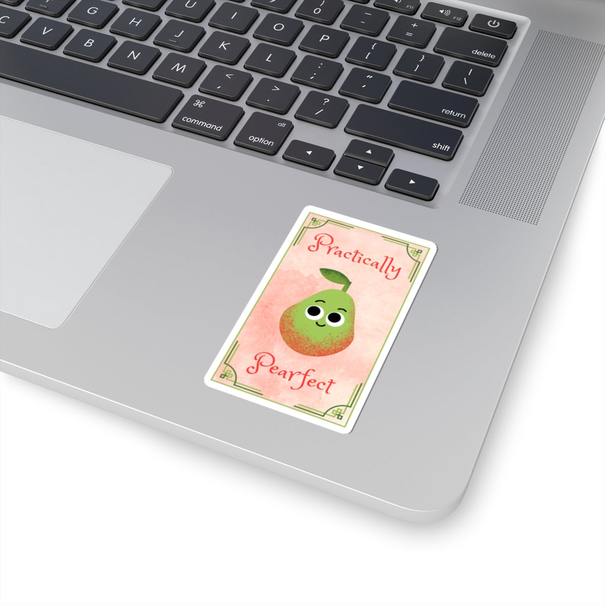 Practically Pearfect Kiss-Cut Stickers, Cute Fruit Decals, Laptop Stickers, Planner Accessories, Gift Ideas, Kid-Friendly Decor