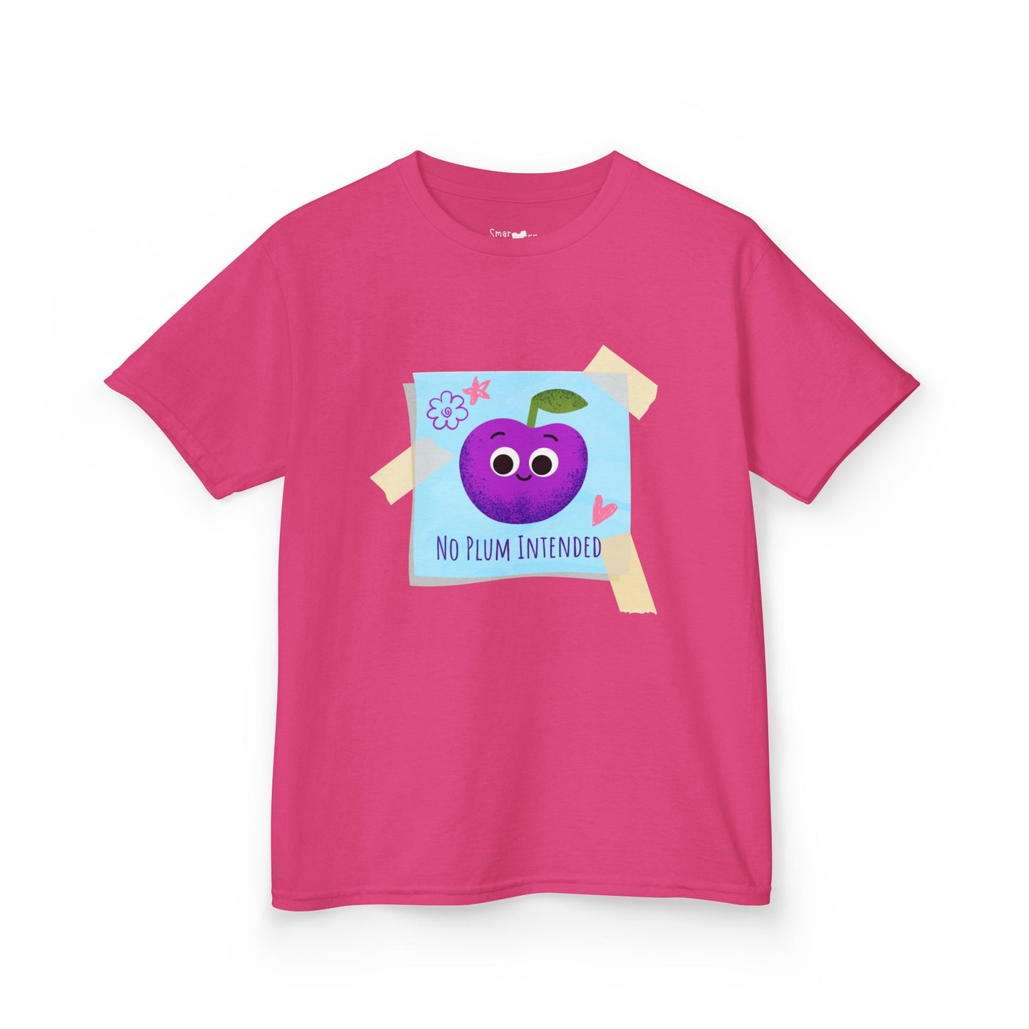 Kids Graphic Tee, Funny Kids Pun Shirt, Cute Apparel for Children, No Plum Intended Design, Birthday Gift, Everyday Wear