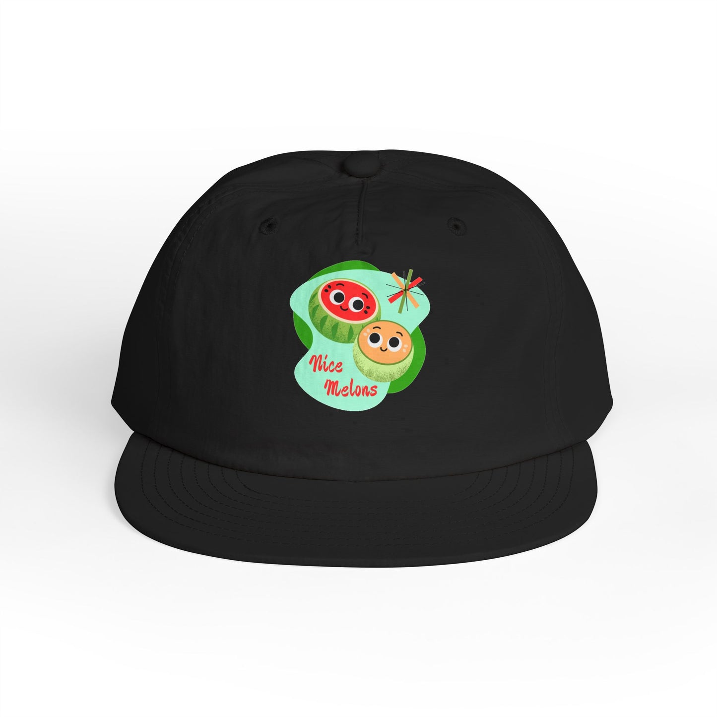 Cute Surf Cap, Summer Hat, Beach Cap, Funny Cap, Gift for Surfers, Nice Melons Graphic