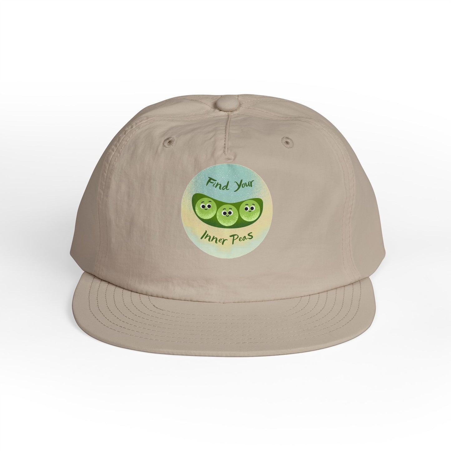 Surf Cap, Find Your Inner Peace Hat, Beachwear Accessories, Summer Cap, Fun Prints, Relaxation Gear, Outdoor Lifestyle