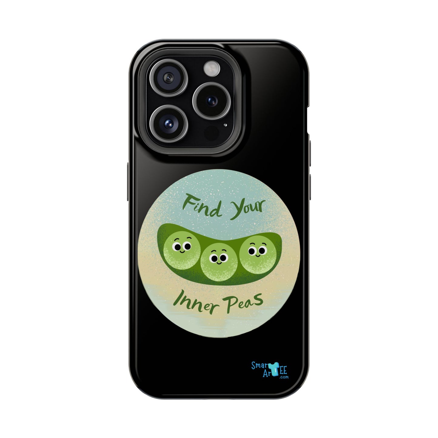Find Your Inner Peas Phone Case | Impact-Resistant, Cute Phone Cover for Veggie Lovers, Gift for Friends, Fun Phone Accessories