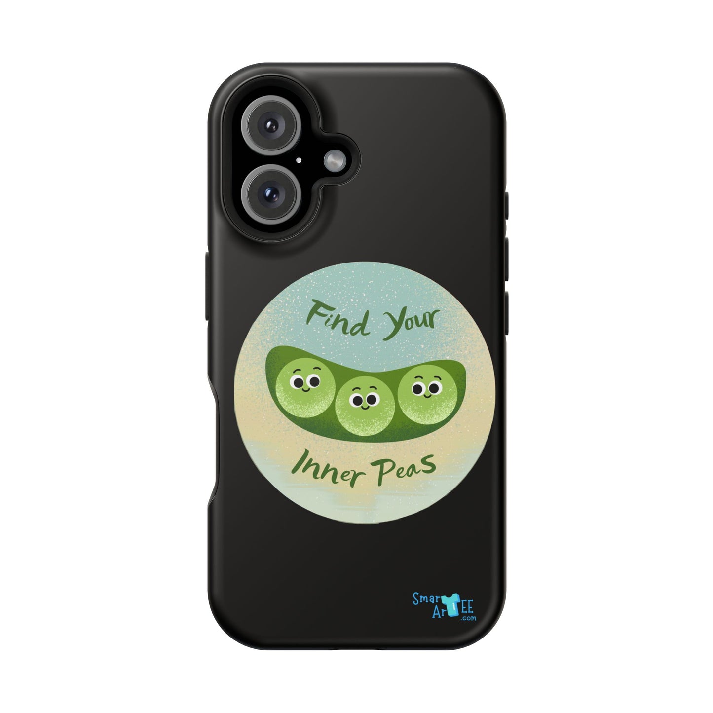 Find Your Inner Peas Phone Case | Impact-Resistant, Cute Phone Cover for Veggie Lovers, Gift for Friends, Fun Phone Accessories