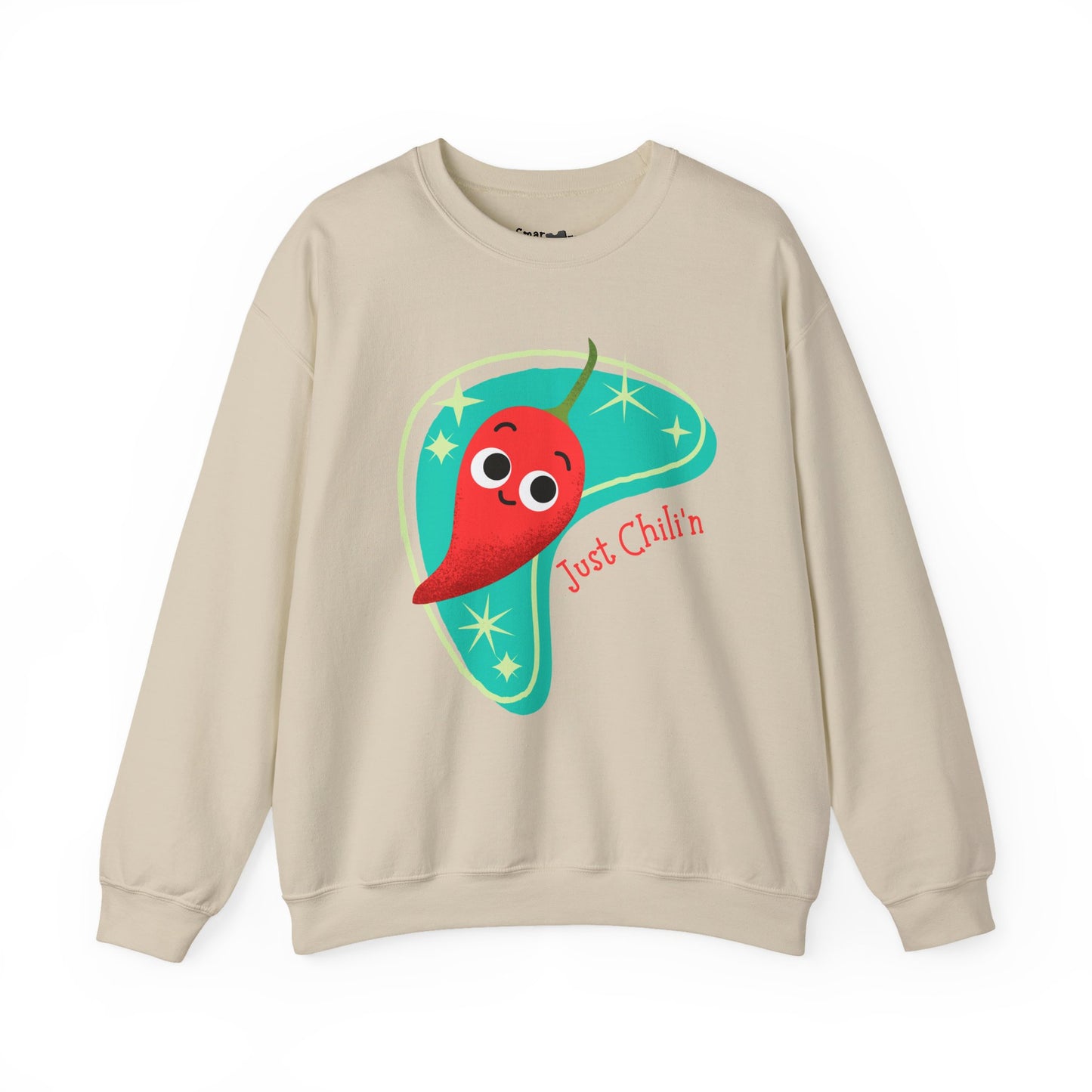 Chili'n Pun Sweatshirt, Cozy Vegetable Pun Sweatshirt, Great Gift Idea, Relaxing Days