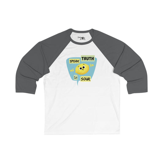 Baseball Tee - Funny Lemon Shirt - Unisex Styling, Funny Fruit Pun, Great Gift Idea, Fruit Lovers
