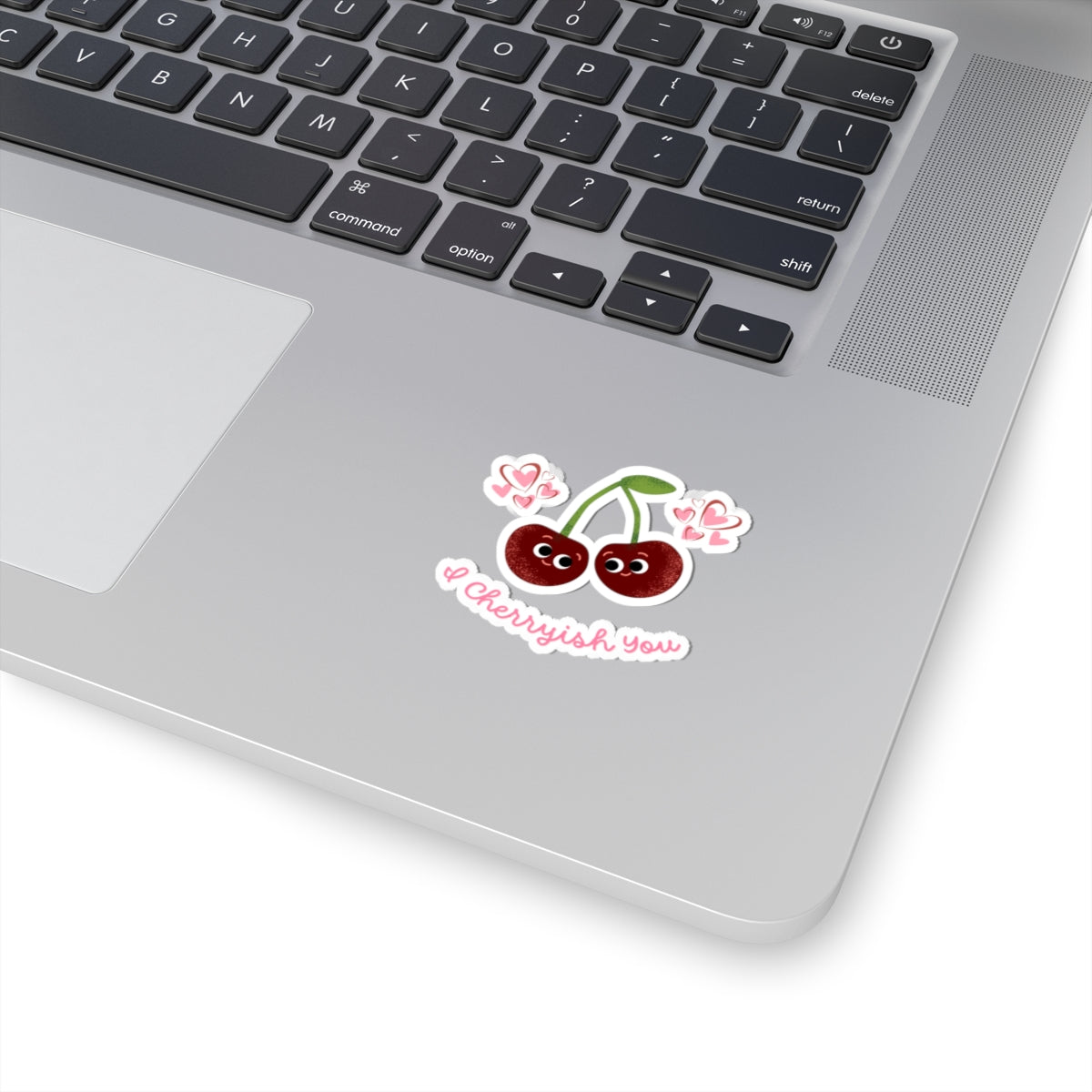 Cute Cherry Kiss-Cut Stickers | I Cherrish You | Laptop Decor, Phone Accessories, Gift for Her, Valentine's Day
