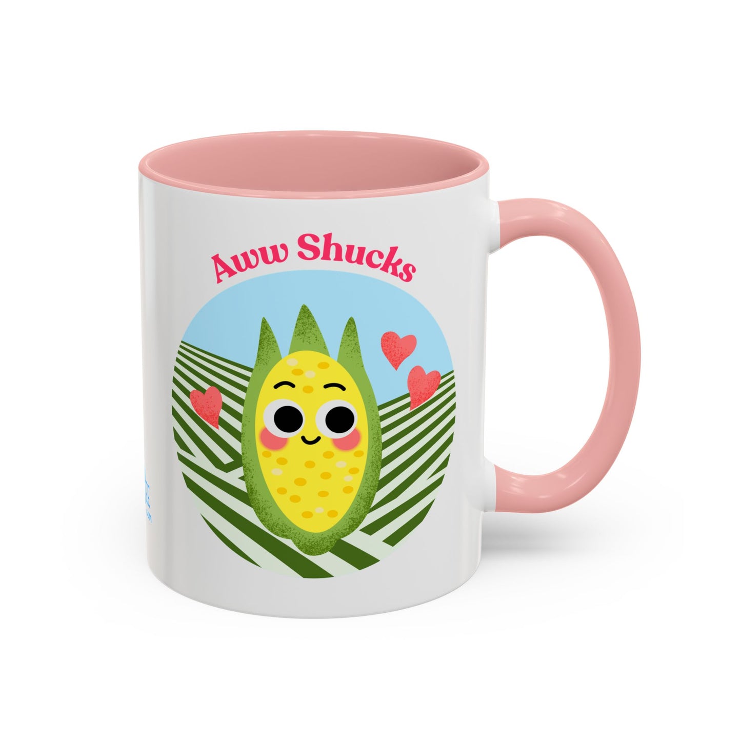 Cute Cartoon Accent Coffee Mug - Aww Shucks Happy Corn Design, Gift for Veggie Lovers, Funny Kitchen Decor, Eco-Friendly [...]