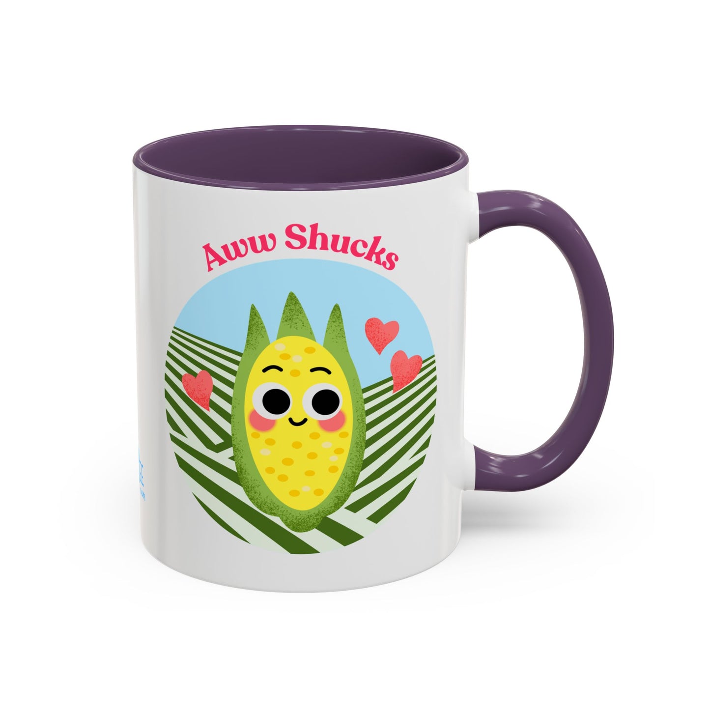 Cute Cartoon Accent Coffee Mug - Aww Shucks Happy Corn Design, Gift for Veggie Lovers, Funny Kitchen Decor, Eco-Friendly [...]