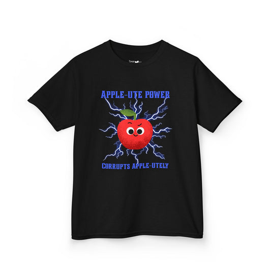 Playful Kids Tee - Fun Apple Design, Perfect for Back to School, Birthdays, Gifts, Family Outings, Summer Camp