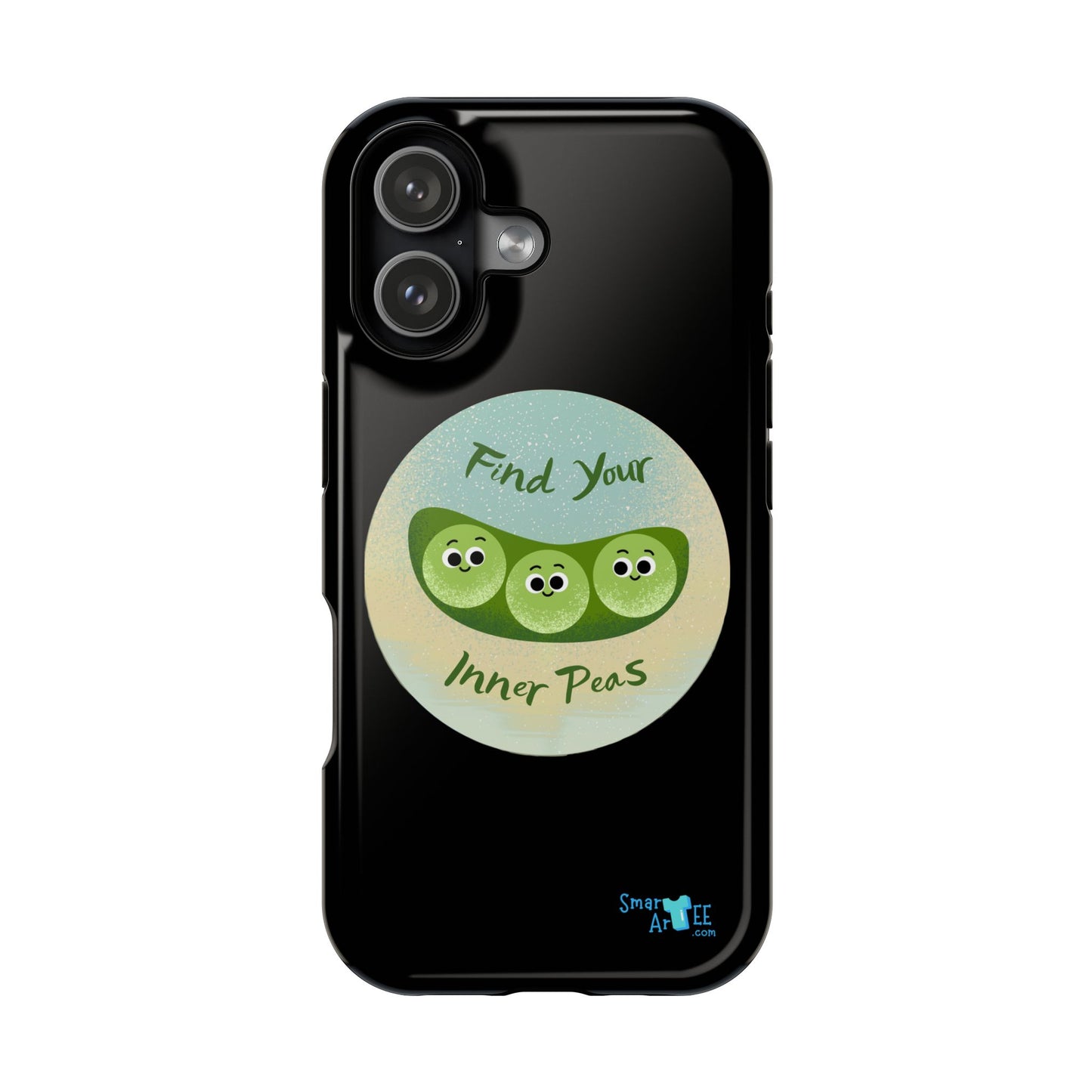 Find Your Inner Peas Phone Case | Impact-Resistant, Cute Phone Cover for Veggie Lovers, Gift for Friends, Fun Phone Accessories