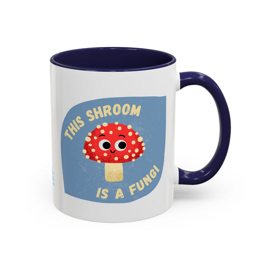 Cute Mushroom Coffee Mug - Fun Gift for Fungus Lovers, Playful Kitchen Decor, Coffee Lover Present, Unique Homeware, Whimsical Mug