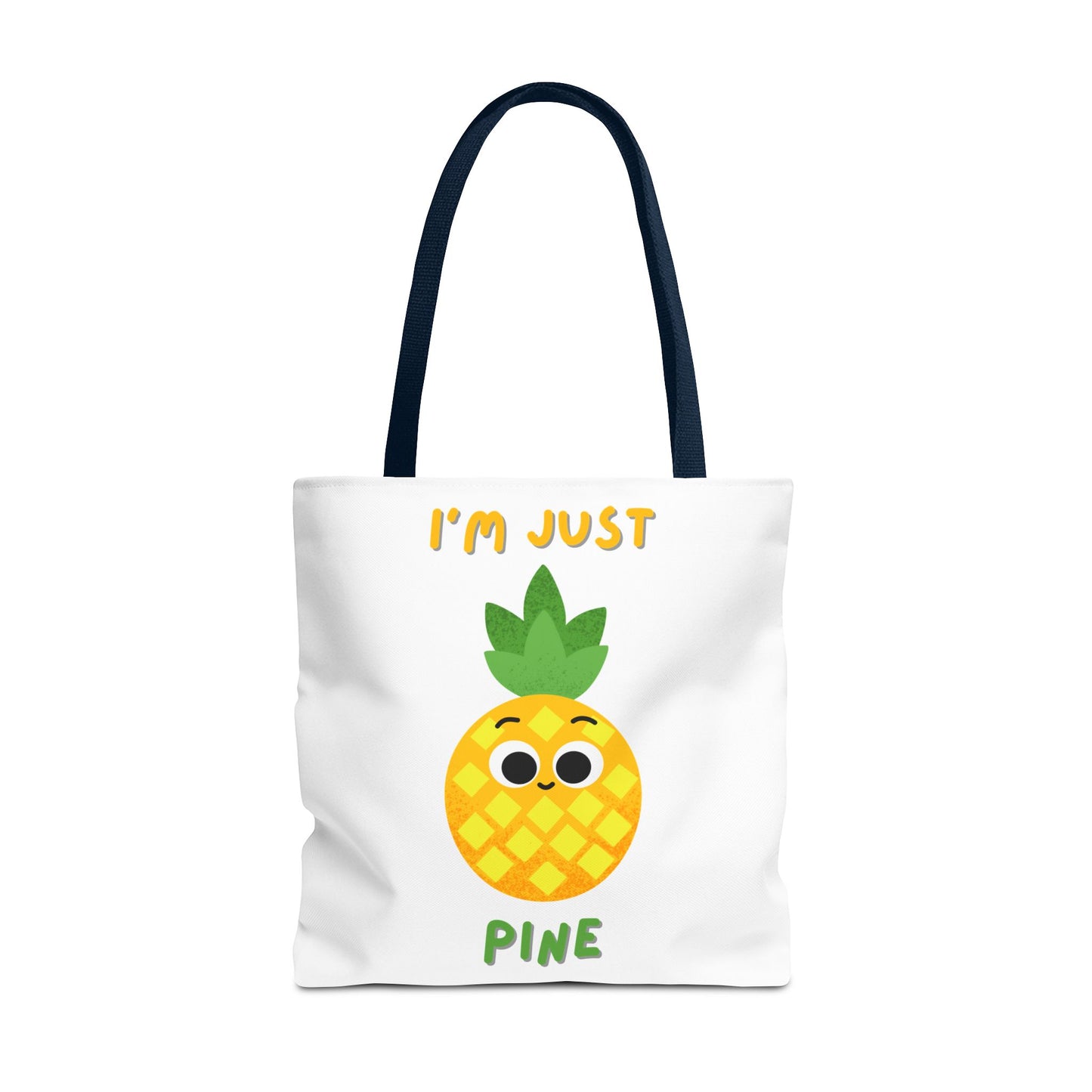 Cute Pineapple Tote Bag, Fun Shopper Bag, Beach Bag, Eco-Friendly Tote, Gift for Fruit Lovers, Summer Accessory