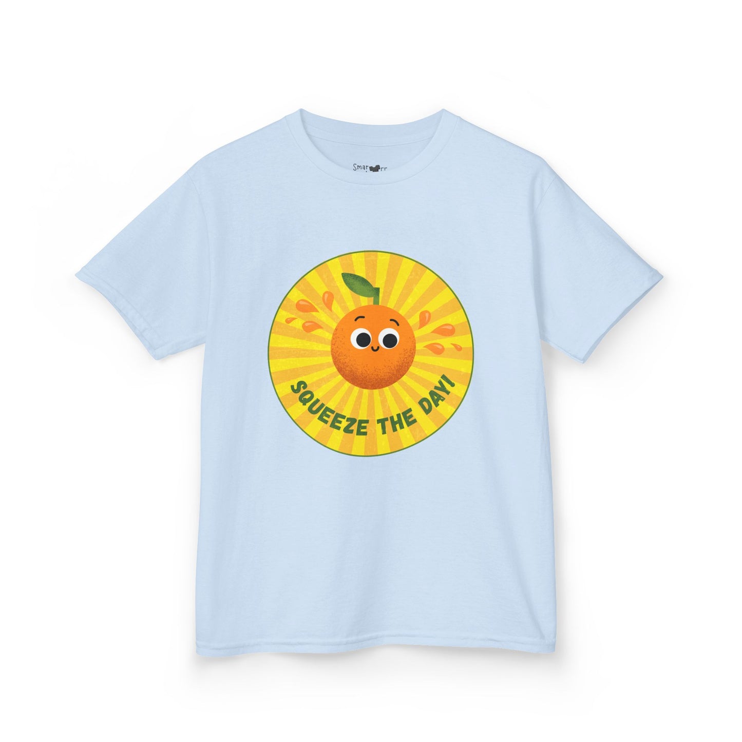 Kids Squeeze the Day Tee, Fun Cotton Shirt for Boys & Girls, Cute Summer Outfit, Kid's Playwear, Children’s Gift Tee