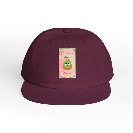 Surf Cap with 'Perfectly Pear' Design - Fun Beachwear, Summer Accessory, Gift Hat for Surfers, Casual Outfit, Beach Party Essential