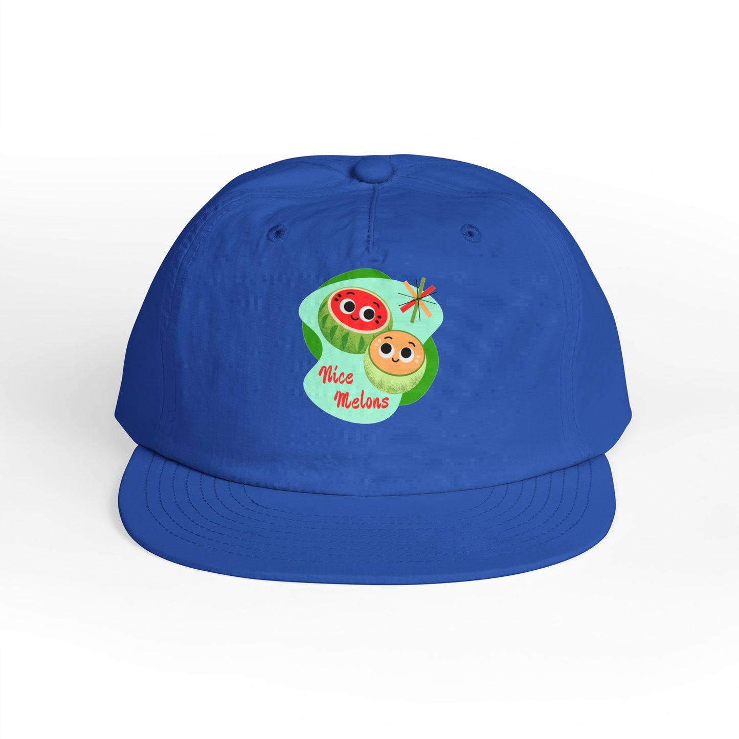 Cute Surf Cap, Summer Hat, Beach Cap, Funny Cap, Gift for Surfers, Nice Melons Graphic