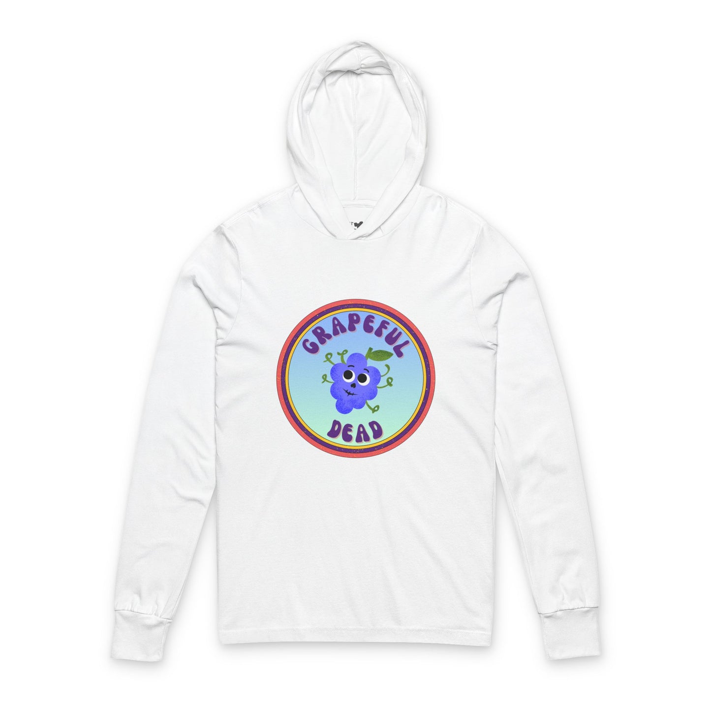Grateful Dead Pun Hooded Long Sleeve Shirt , Relaxed Vibe Shirt for Music Lovers, Gift for Concert Goers, Perfect for Everyday Wear, Casual Style