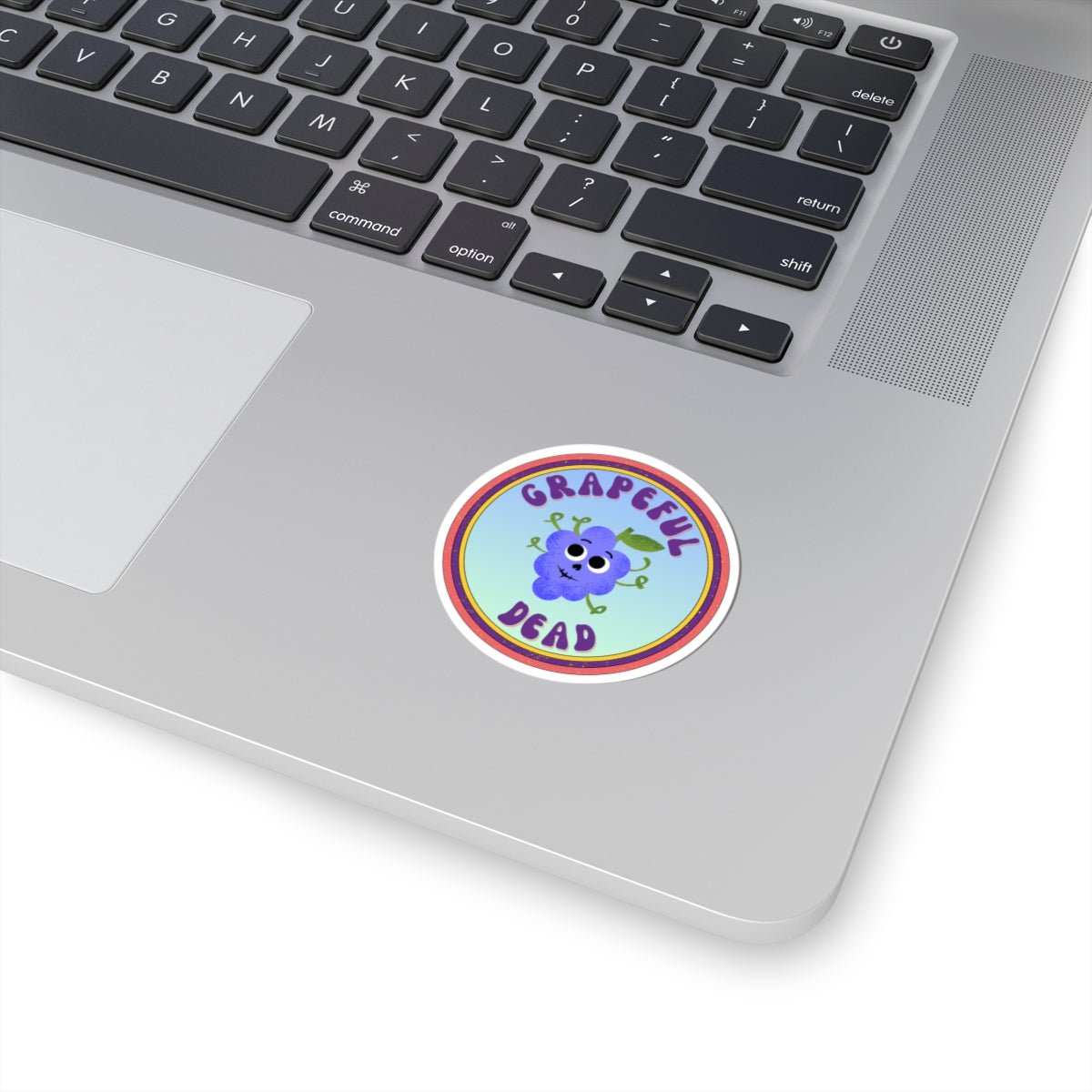 Whimsical Kiss-Cut Stickers, Fun Grapeful Dead Stickers, 420 Decor, Laptop Stickers, Gift for Friends, Quirky Vinyl Art