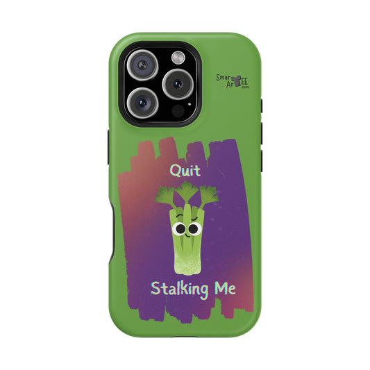 Cute Celery Pun Phone Case, Quirky Impact-Resistant Cell Phone Cover, Gift for Veggie Lovers, Fun Accessories for Friends