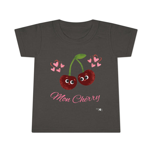 Cute Cherry Toddler Shirt, Adorable Kids Apparel, Summer Outfit, Birthday Gift, Playtime Essential, Sweetheart Design