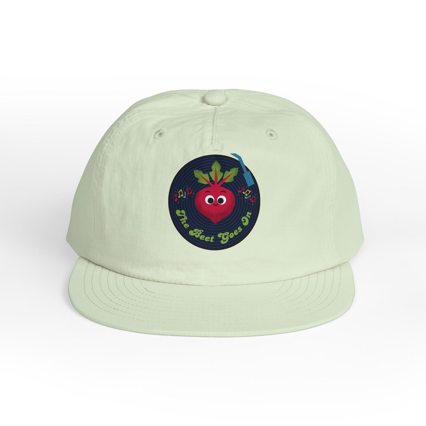 Surf Cap with Fun The Beet Goes On Pun Design, Cool Beach Hat, Perfect for Surfing, Gifts for Beach Lovers, Summer Accessories