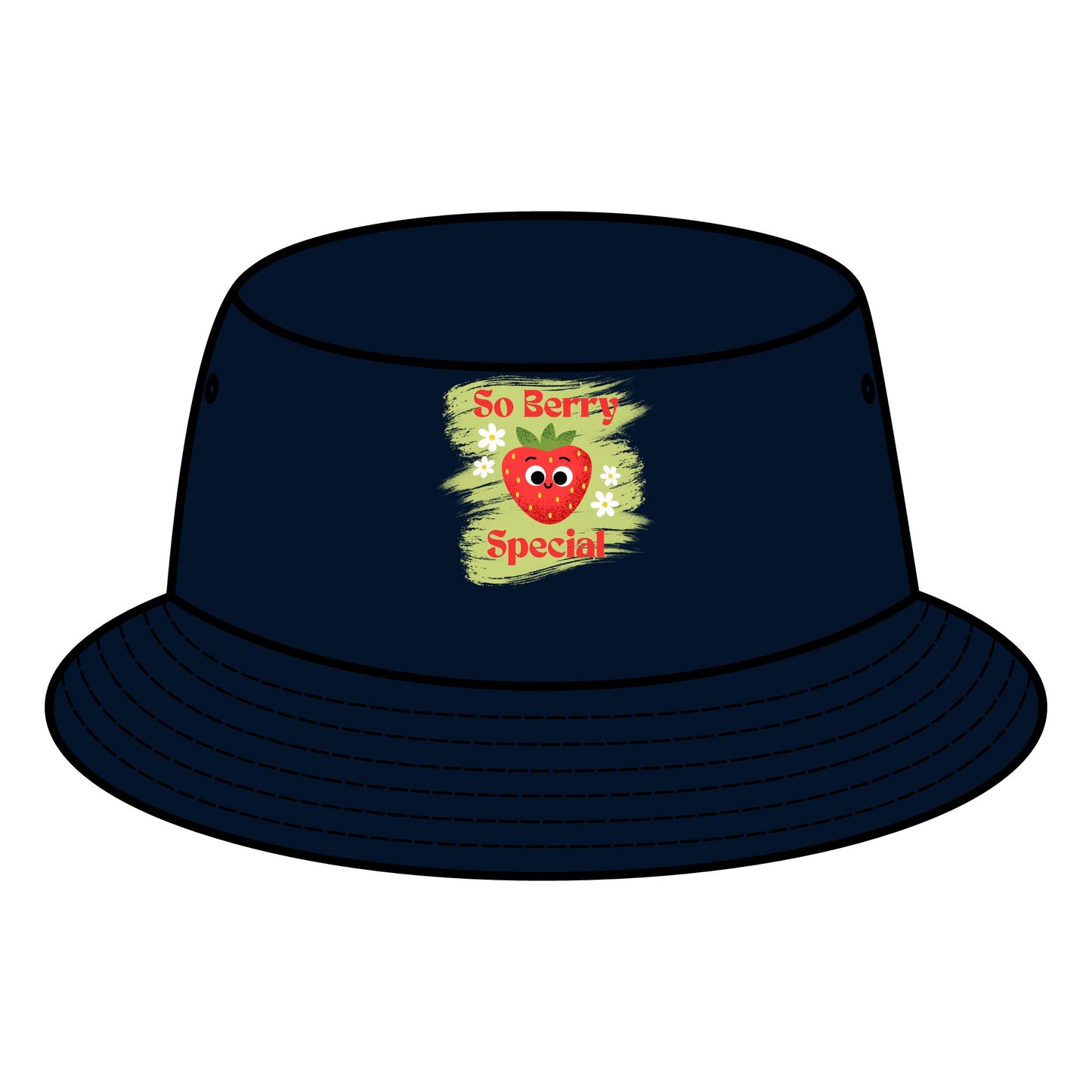 So Berry Special Fruit Pun Bucket Hats | Fun Summer Accessory, Cute Gift for Berry Lovers, Outdoor Events, Festivals, Picnics
