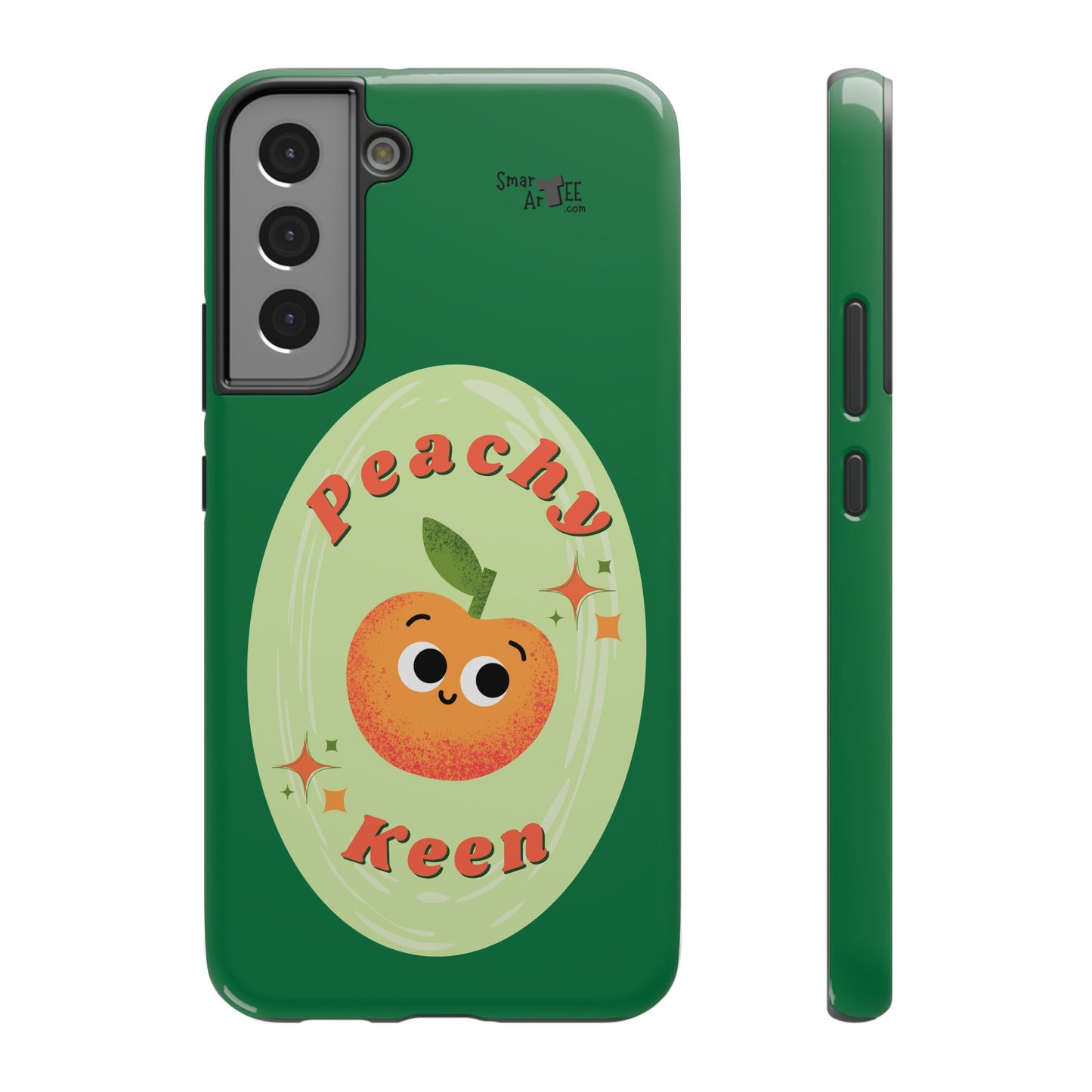 Peachy Keen Phone Case, Cute Impact-Resistant Case, Fun Smartphone Cover, Gift for Fruit Lovers, Customizable Phone Accessory