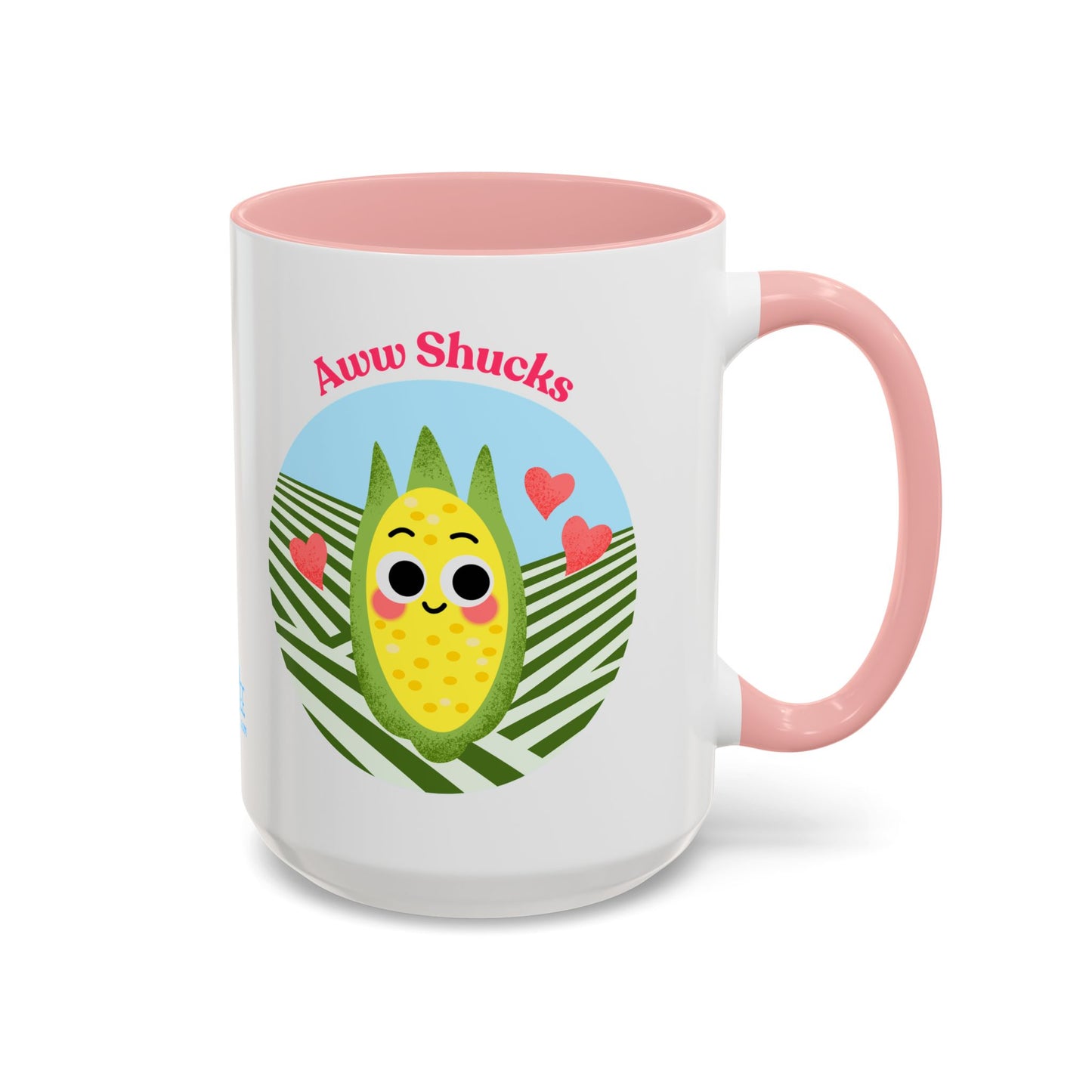 Cute Cartoon Accent Coffee Mug - Aww Shucks Happy Corn Design, Gift for Veggie Lovers, Funny Kitchen Decor, Eco-Friendly [...]