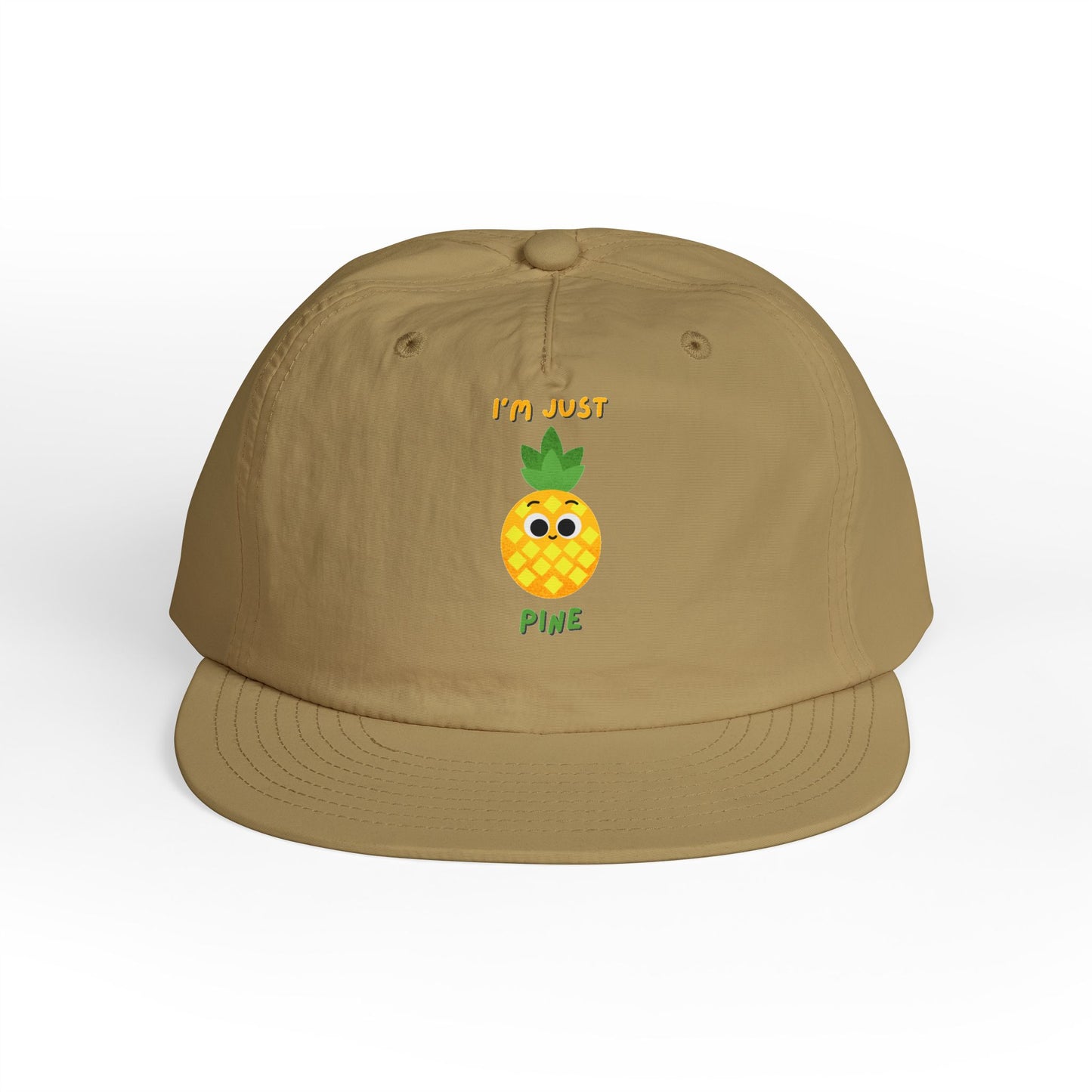 Pineapple Pun Surf Cap - Fun Beachwear, Summer Accessory, Vacation Hat, Gift for Surfers, Casual Style