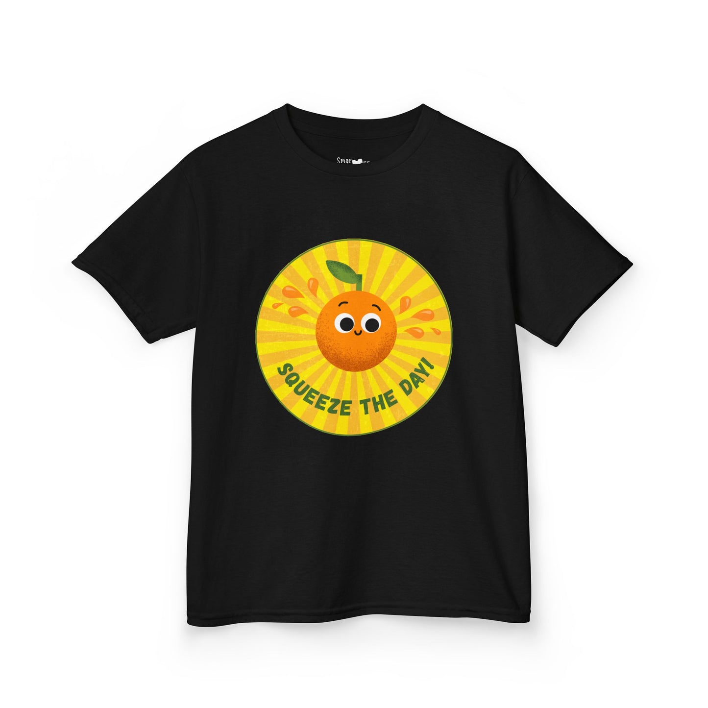 Kids Squeeze the Day Tee, Fun Cotton Shirt for Boys & Girls, Cute Summer Outfit, Kid's Playwear, Children’s Gift Tee