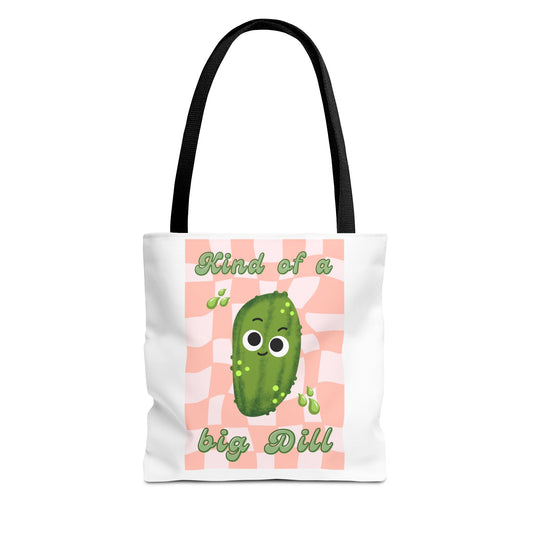 Playful Pickle Tote Bag: Cute, Funny, Quirky, Eco-Friendly, Gift Bag, Everyday Use, Beach Bag, Market Bag