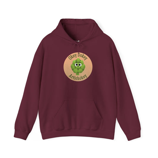 Funny Artichoke Hoodies - Unisex Heavy Blend Hoodie for Food Lovers, Gift for Veggie Fans, Laugh with Friends