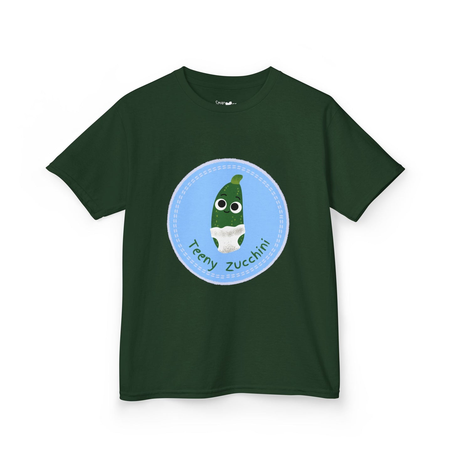 Kids Zucchini Tee, Cute Vegetable Shirt, Funny Kids Apparel, Gift for Kids, Playful Shirt, Gardening Themes
