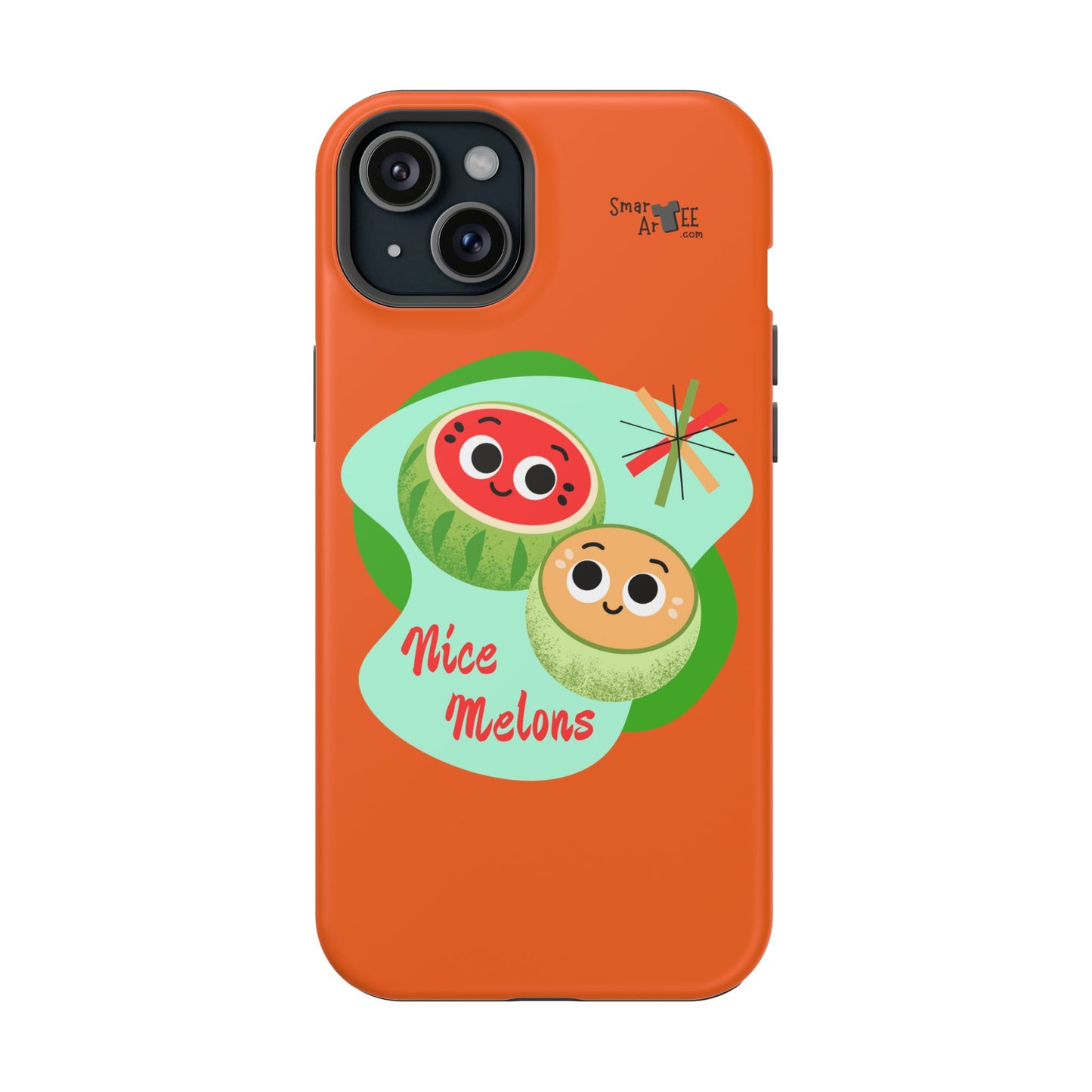 Cute Fruit Phone Case - Nice Melons Design, Impact-Resistant, Fun Gift for Kids, Phone Accessories for Celebrations, Fruit Lovers