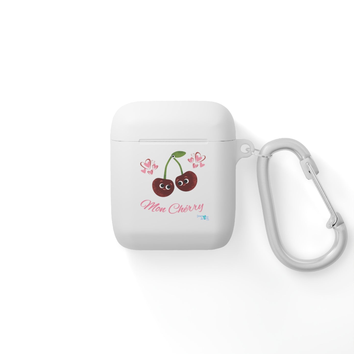 Cute Cherry AirPods Case Cover, Cherry Print Accessory, Gift for Audiophiles, Fun Tech Accessories, Birthday Gift