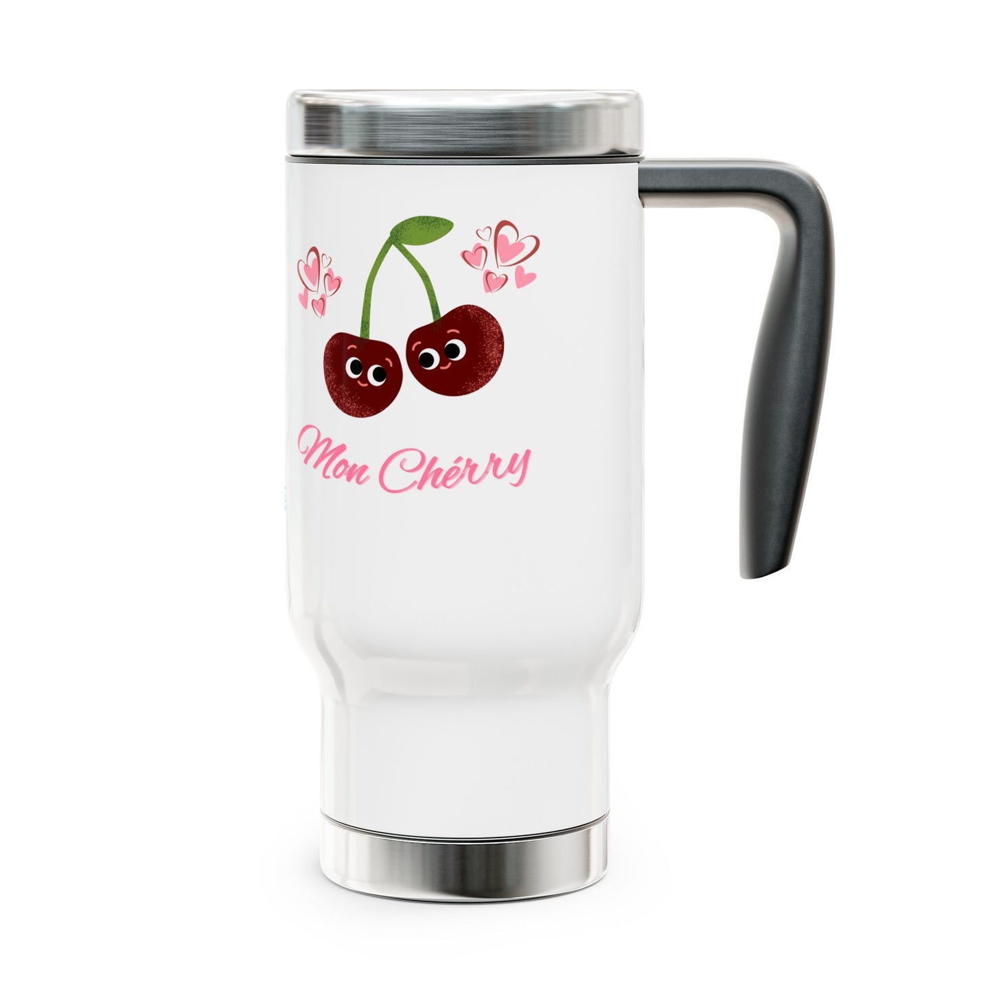 Charming Cherry Travel Mug - Perfect for Coffee Lovers, Cute Gift for Mom, Valentine’s Day & Summer Sips, Personalized Drinkware, [...]