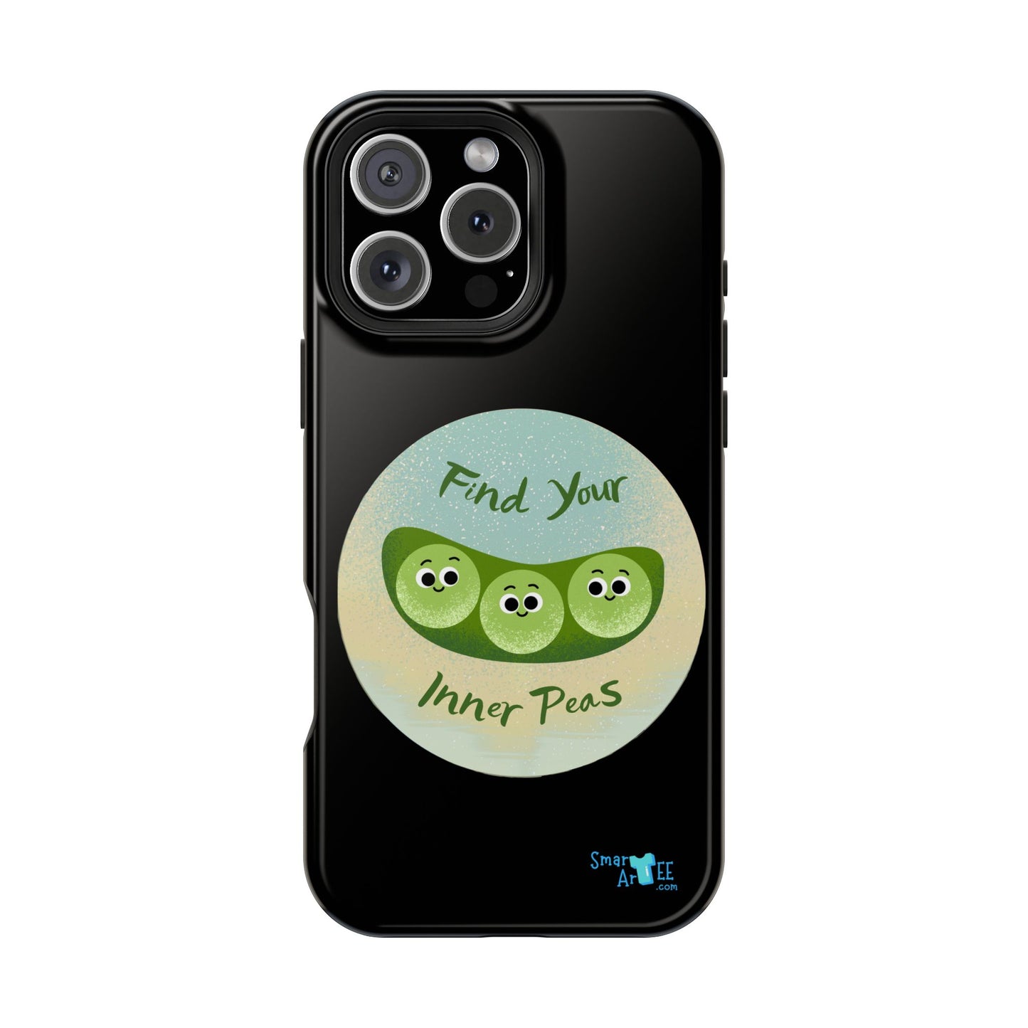Find Your Inner Peas Phone Case | Impact-Resistant, Cute Phone Cover for Veggie Lovers, Gift for Friends, Fun Phone Accessories