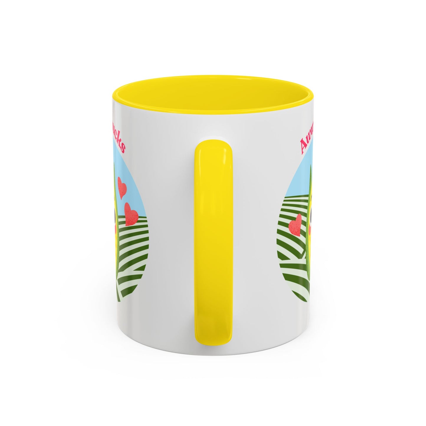 Cute Cartoon Accent Coffee Mug - Aww Shucks Happy Corn Design, Gift for Veggie Lovers, Funny Kitchen Decor, Eco-Friendly [...]