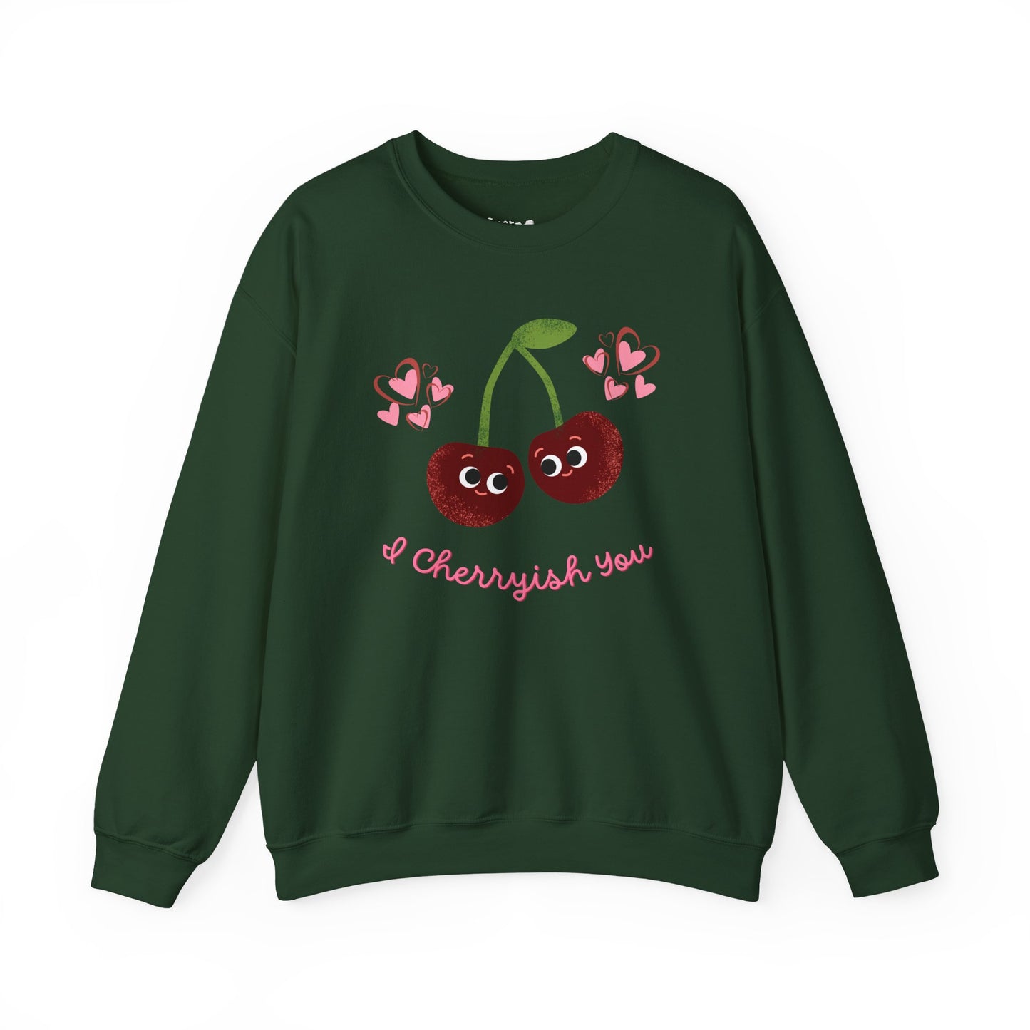 Cherryish Unisex Sweatshirt - Whimsical Funny Fruit Pun Design, Great Gift Idea