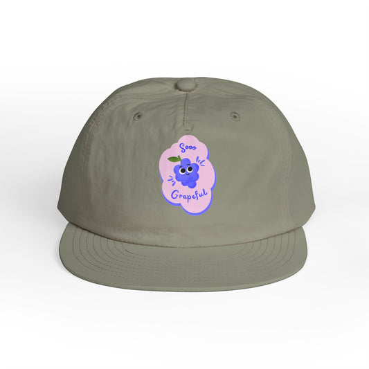 Grateful Vibes Surf Cap | Casual Sun Hat, Beachwear Accessory, Summertime Fashion, Gift for Surfers, Outdoor Adventures
