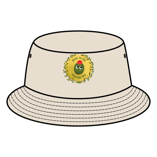 Funny Olive Pun Bucket Hat, Perfect Gift for Father's Day, Summer Style, Outdoor Activities, Trendy Unisex Fashion Hats