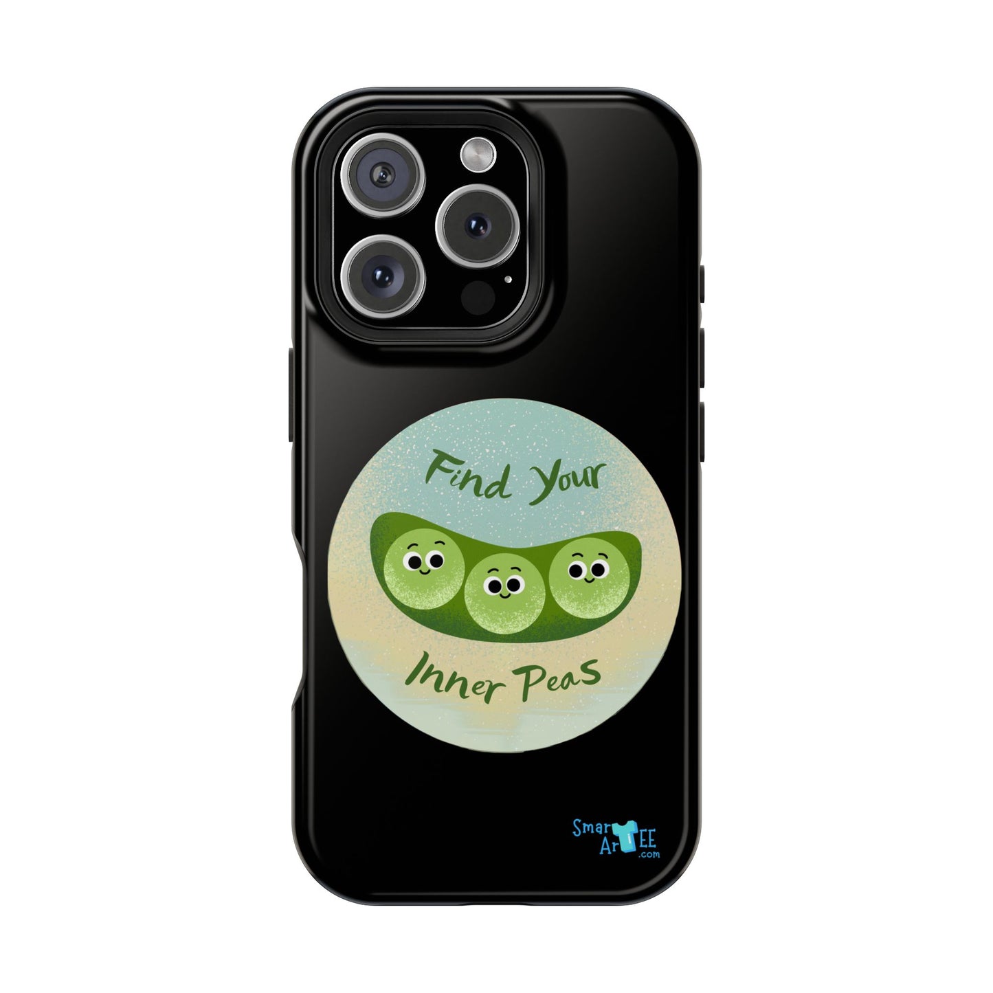 Find Your Inner Peas Phone Case | Impact-Resistant, Cute Phone Cover for Veggie Lovers, Gift for Friends, Fun Phone Accessories