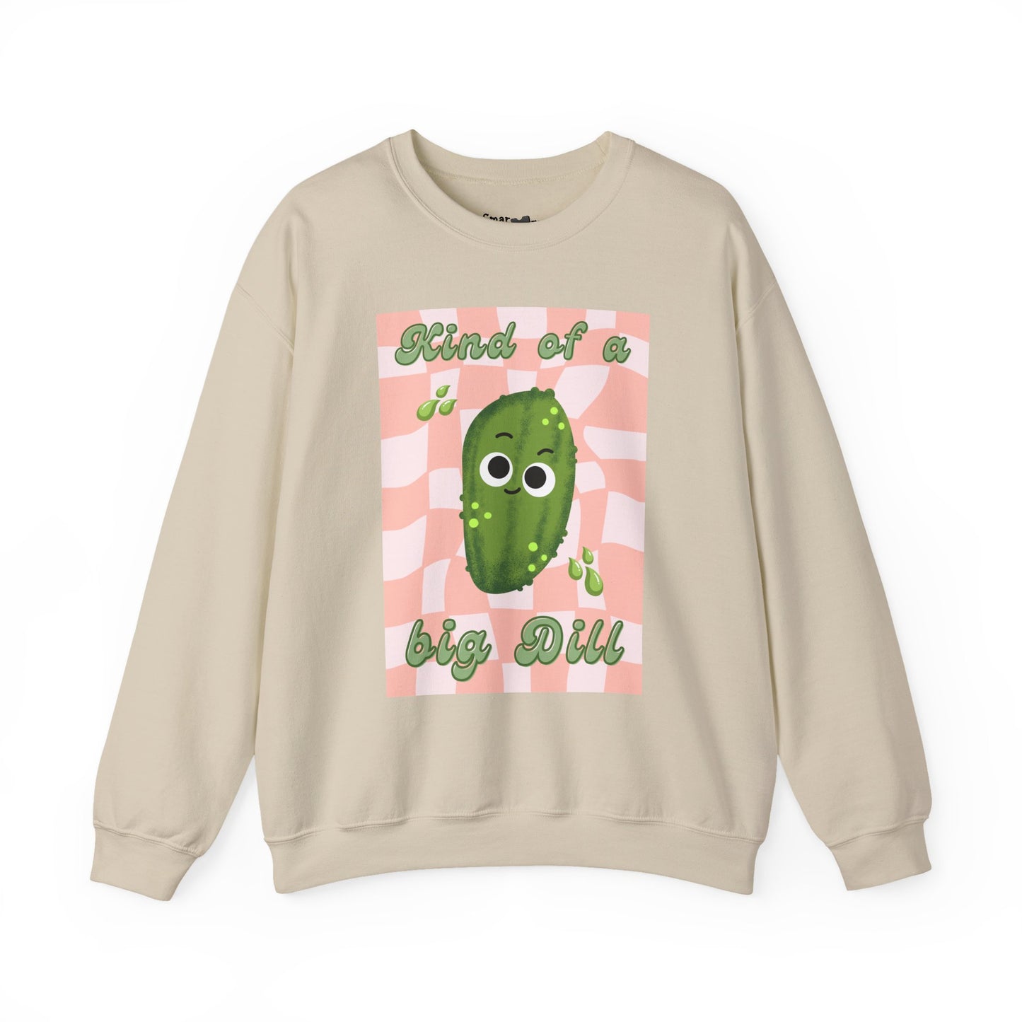 Whimsical Pickle Pun Sweatshirt, Funny Cozy Vegetable Pun Sweatshirt, Whimsical Gift Ideas, Fun For All