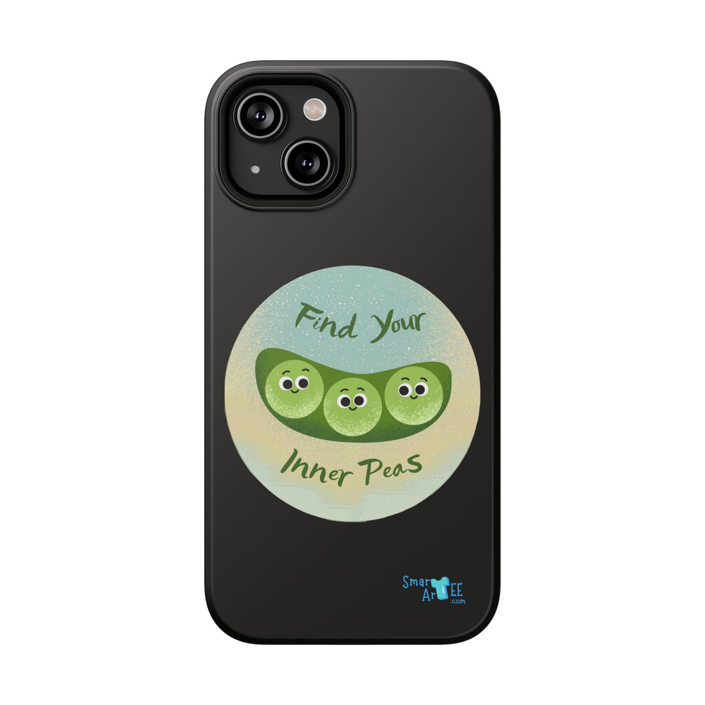 Find Your Inner Peas Phone Case | Impact-Resistant, Cute Phone Cover for Veggie Lovers, Gift for Friends, Fun Phone Accessories