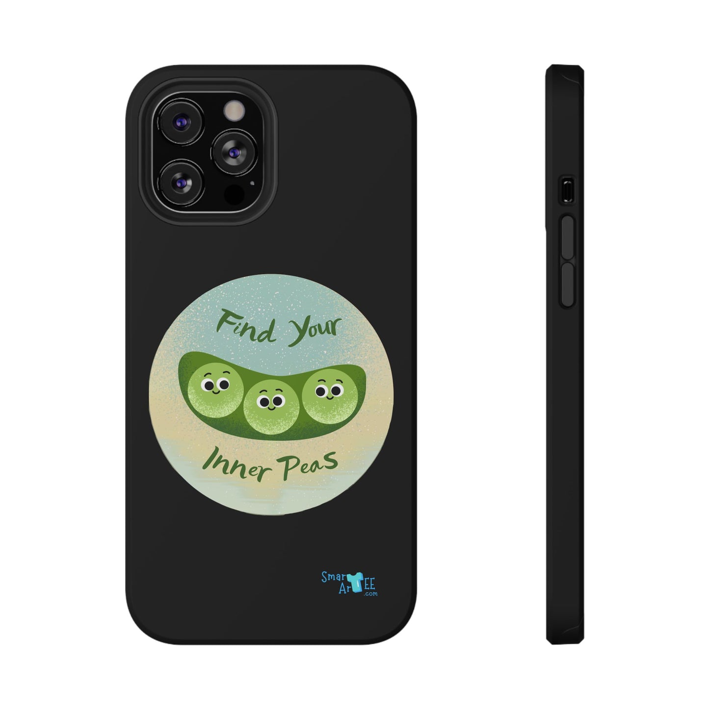 Find Your Inner Peas Phone Case | Impact-Resistant, Cute Phone Cover for Veggie Lovers, Gift for Friends, Fun Phone Accessories