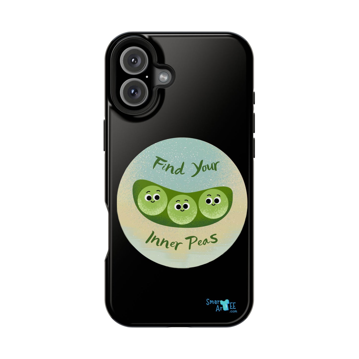 Find Your Inner Peas Phone Case | Impact-Resistant, Cute Phone Cover for Veggie Lovers, Gift for Friends, Fun Phone Accessories