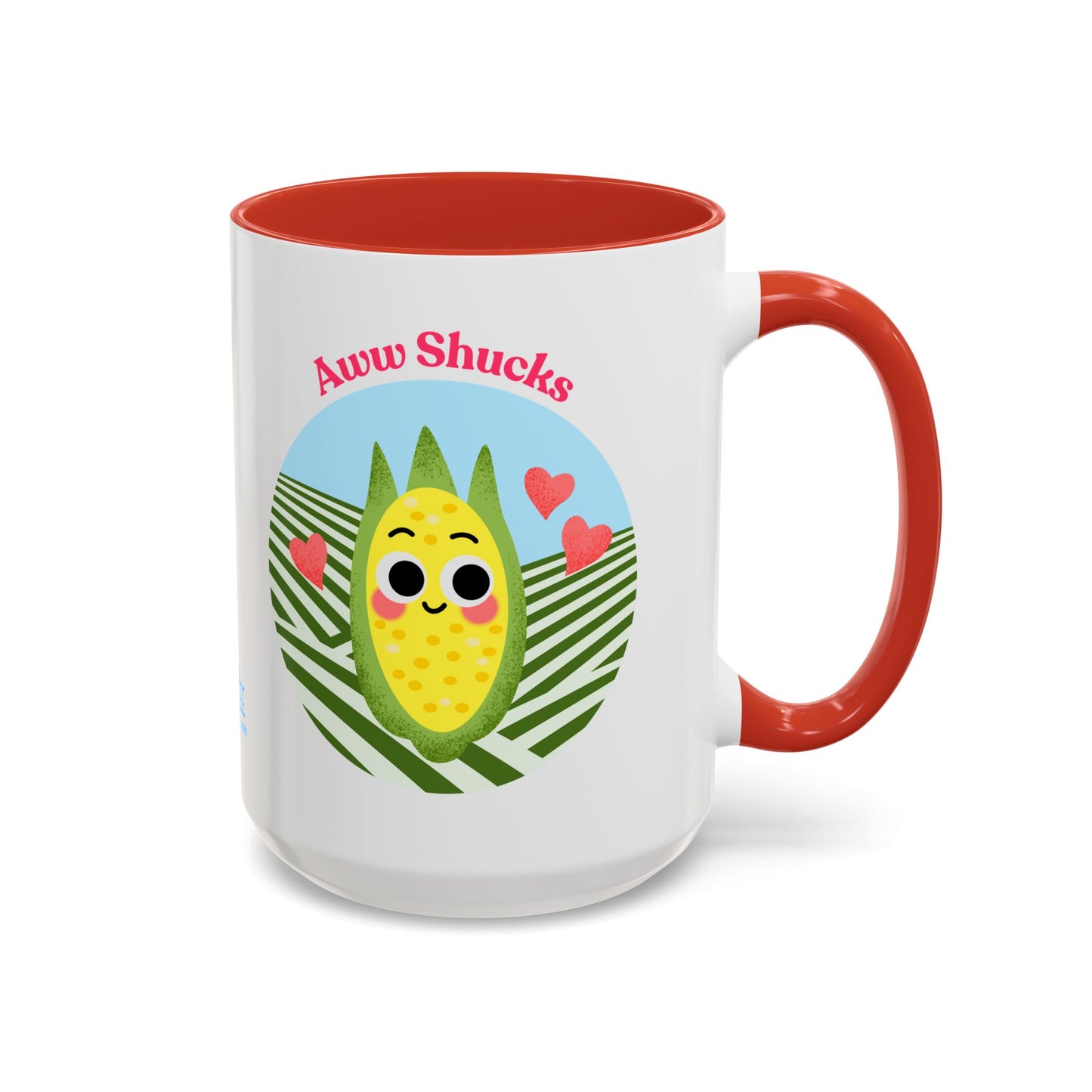 Cute Cartoon Accent Coffee Mug - Aww Shucks Happy Corn Design, Gift for Veggie Lovers, Funny Kitchen Decor, Eco-Friendly [...]