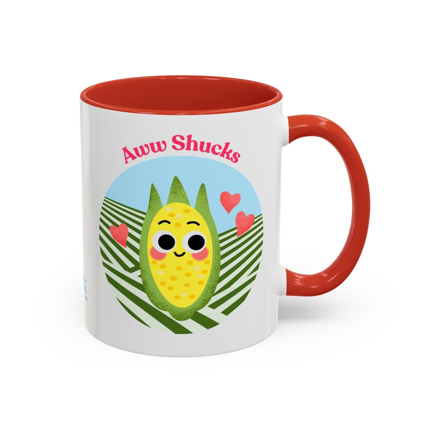 Cute Cartoon Accent Coffee Mug - Aww Shucks Happy Corn Design, Gift for Veggie Lovers, Funny Kitchen Decor, Eco-Friendly [...]