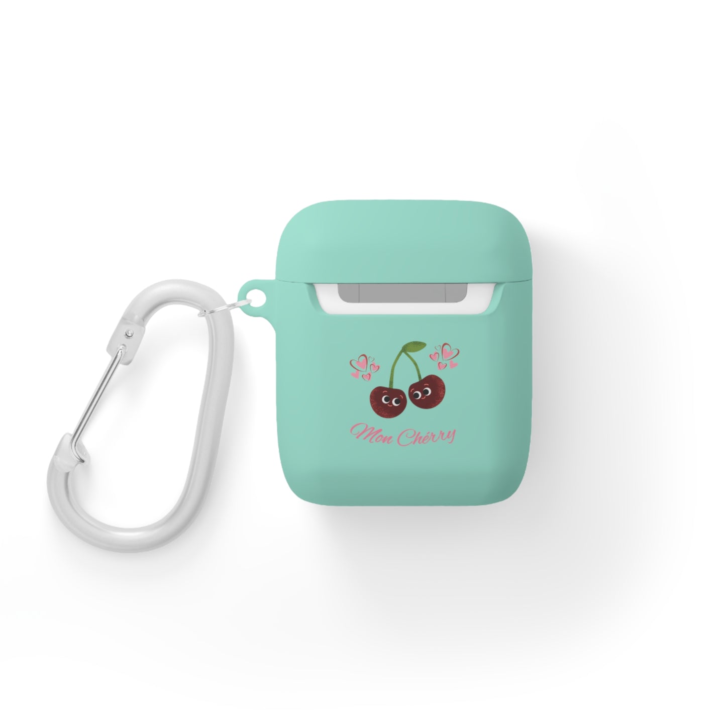 Cute Cherry AirPods Case Cover, Cherry Print Accessory, Gift for Audiophiles, Fun Tech Accessories, Birthday Gift