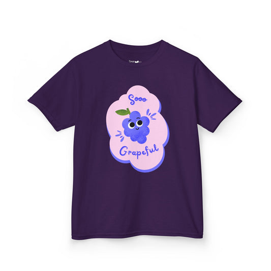 Kids Gratitude Tee, Cute Kids Shirt, Graphic Tee for Children, Thankful Youth Shirt, Gift for Kids, Everyday Casual Wear