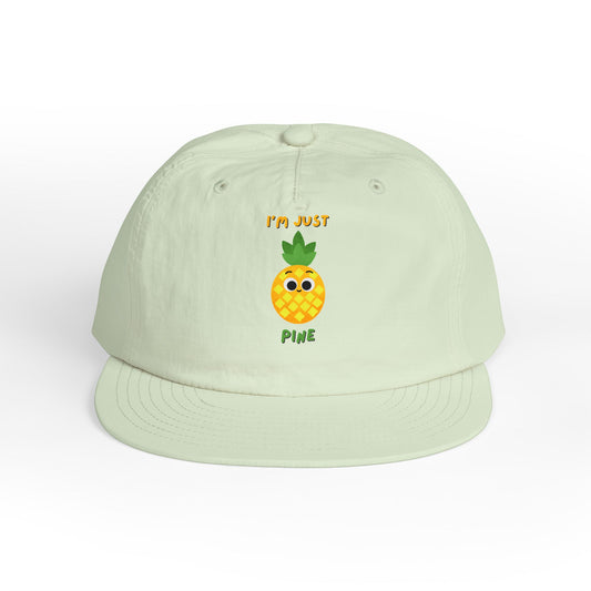Pineapple Pun Surf Cap - Fun Beachwear, Summer Accessory, Vacation Hat, Gift for Surfers, Casual Style