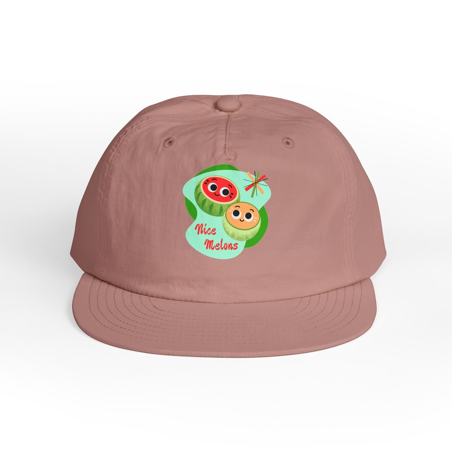Cute Surf Cap, Summer Hat, Beach Cap, Funny Cap, Gift for Surfers, Nice Melons Graphic
